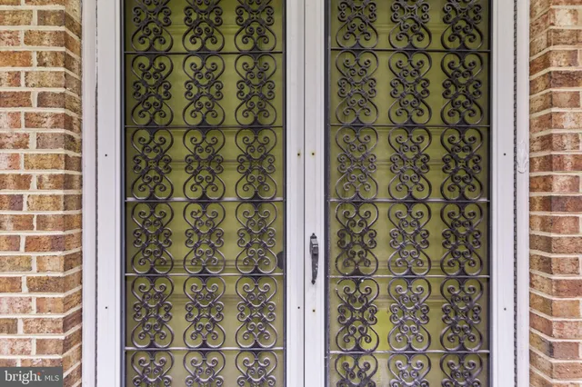 a bathroom with a shower and a shower curtain
