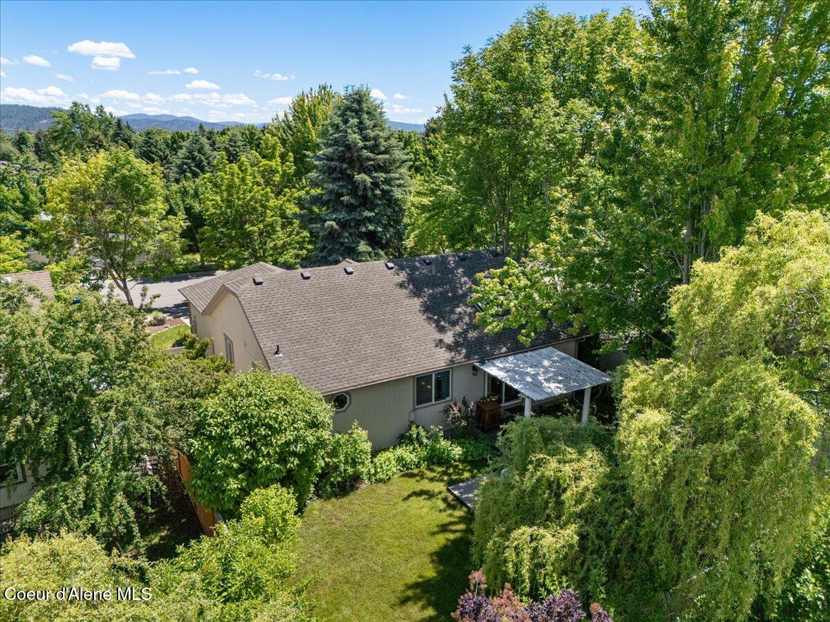 5765 North Carlisle Road Coeur D'Alene, ID 83815 - Photo 56 of 62 56-Aerial Back of Home