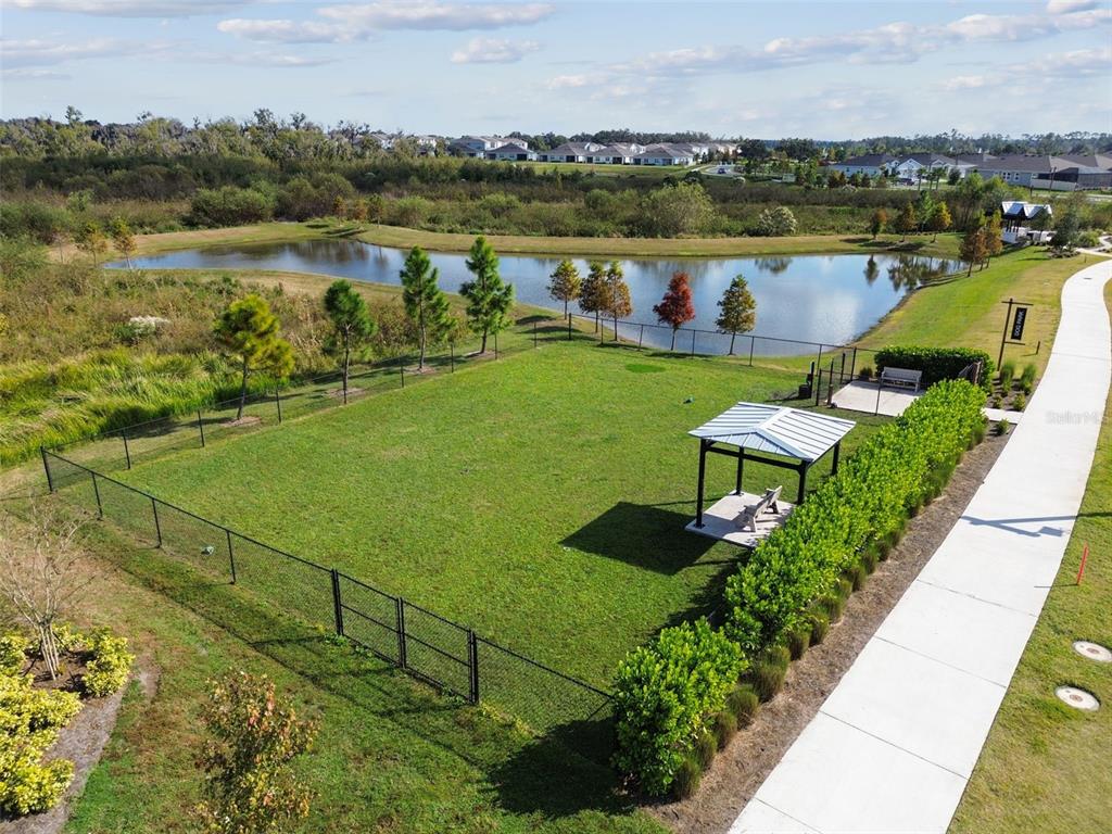 3827 Sunny Spring Street Plant City, FL 33565 - Photo 53 of 57 a view of a lake with a yard and large trees