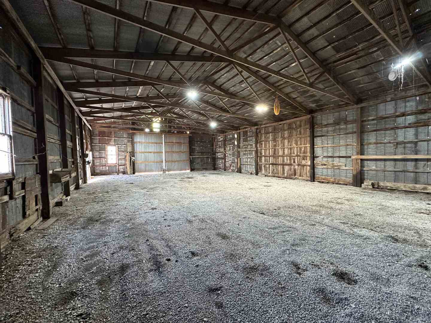 5317 North 1600th Street Newton, IL 62448 - Photo 43 of 63 a view of an empty room with wooden ceiling