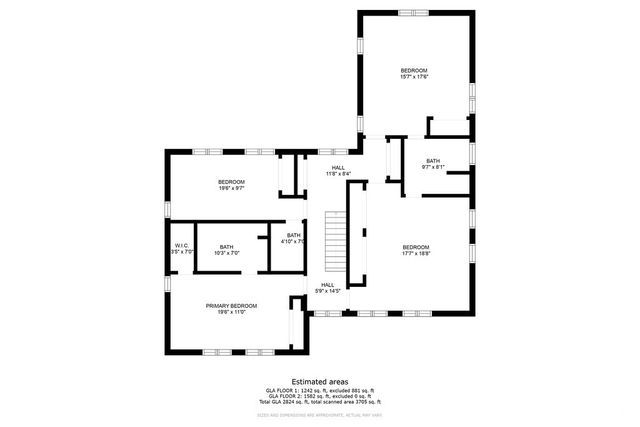 1736 Evergreen Lane Park Ridge, IL 60068 - Photo 36 of 37 a picture of a floor plan