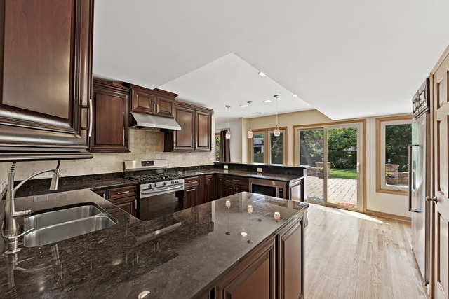1736 Evergreen Lane Park Ridge, IL 60068 - Photo 10 of 37 a kitchen with stainless steel appliances granite countertop a sink and a stove