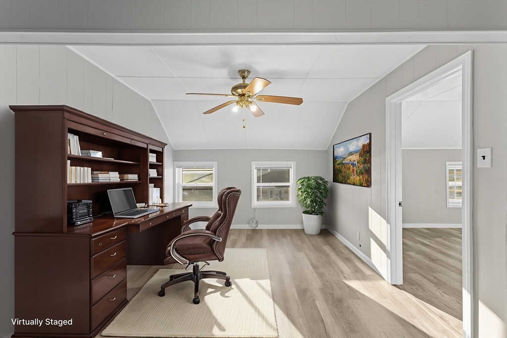 130 Broadway Fall River, MA 02721 - Photo 18 of 42 a view of a workspace with furniture and a window