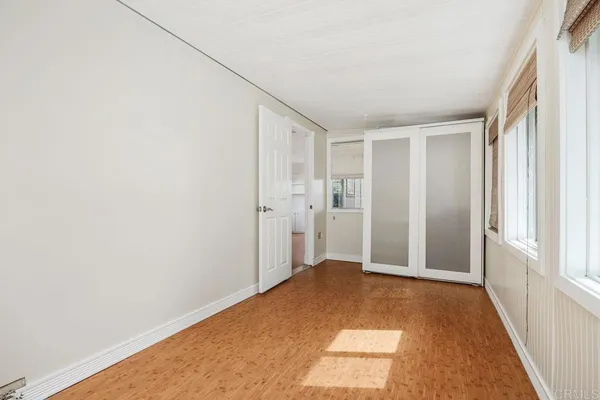 a view of an empty room