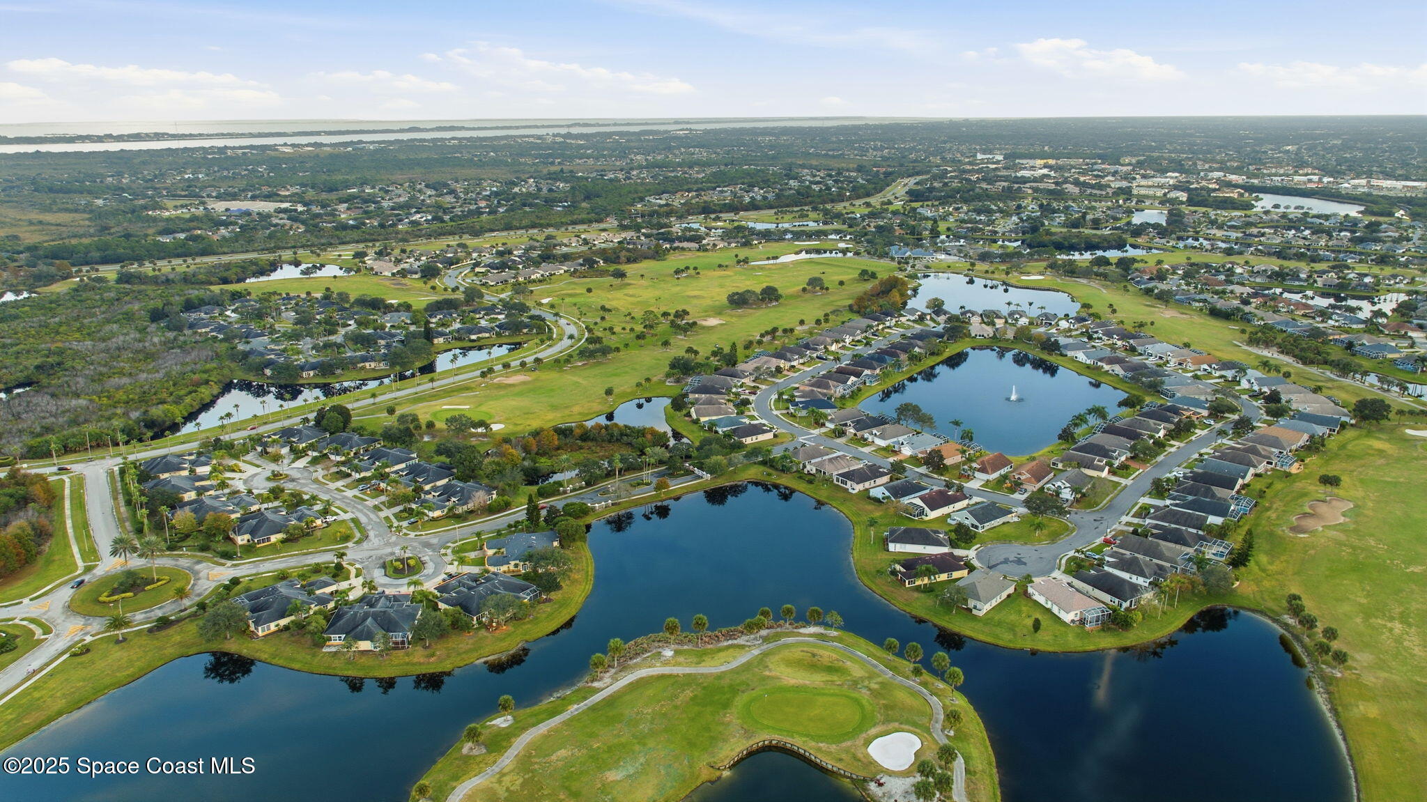 4810 Bren Court Rockledge, FL 32955 - Photo 38 of 43 an aerial view of a residential houses with outdoor space