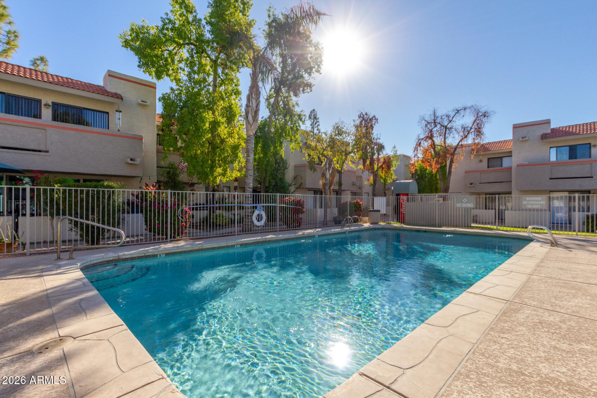 885 North Granite Reef Road, Unit 82 Scottsdale, AZ 85257 - Photo 31 of 32 a view of a backyard with a garden