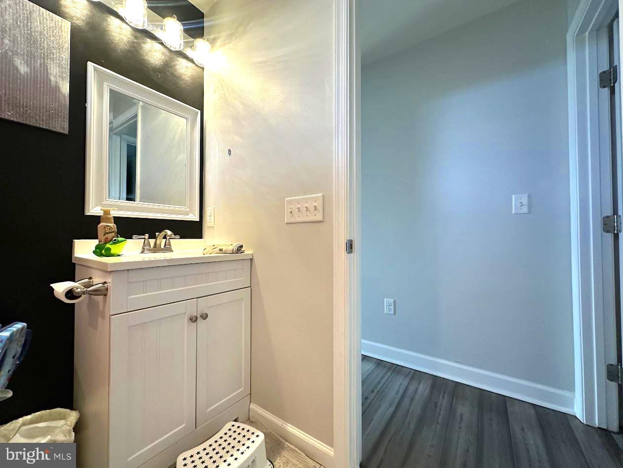 7082 Cannon Road Bridgeville, DE 19933 - Photo 31 of 67 a bathroom with a sink and a mirror