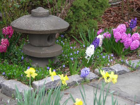 387 Stanwich Road Greenwich, CT 06830 - Photo 40 of 50 a view of a garden with flowers