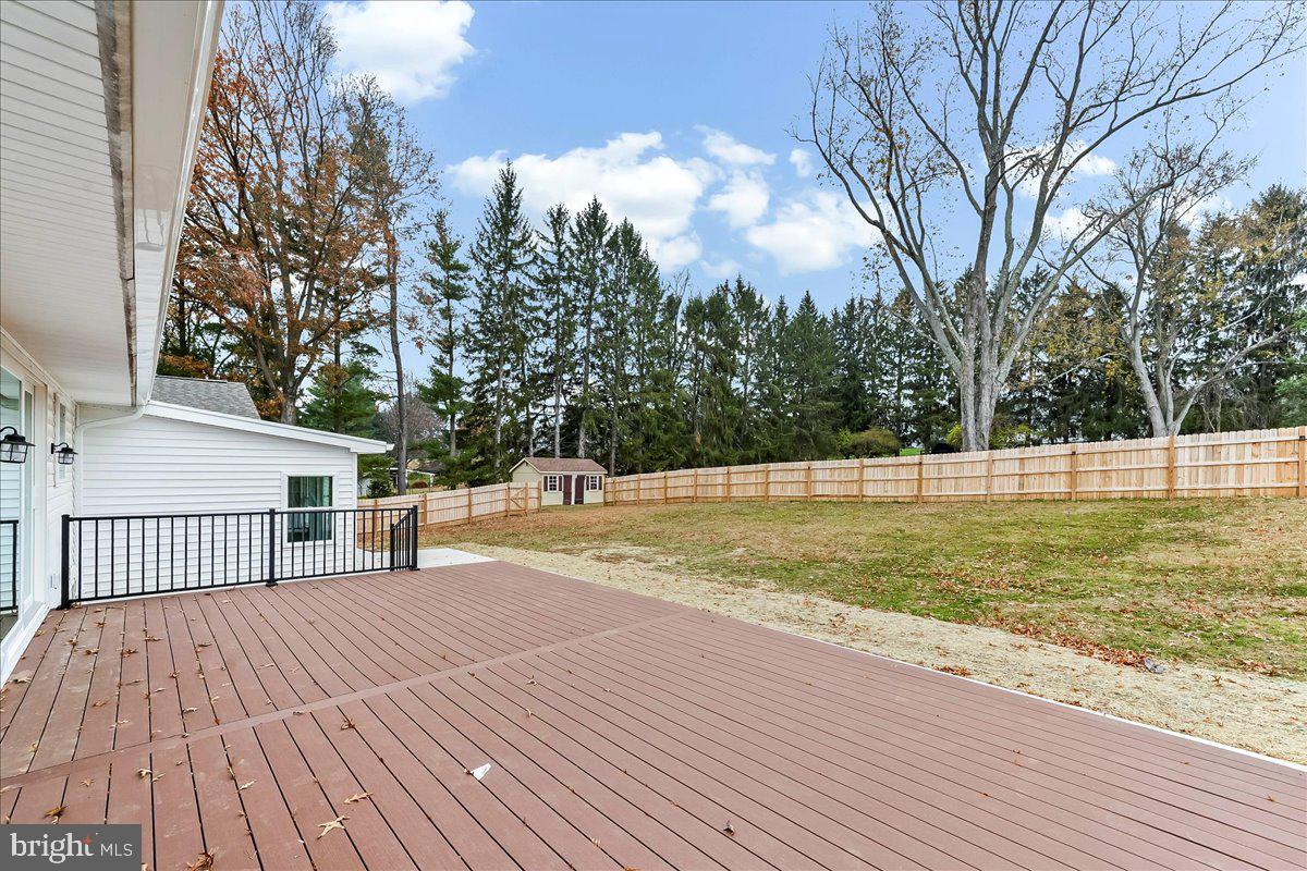 919 South Concord Road West Chester, PA 19382 - Photo 12 of 31 a view of a backyard with wooden floor