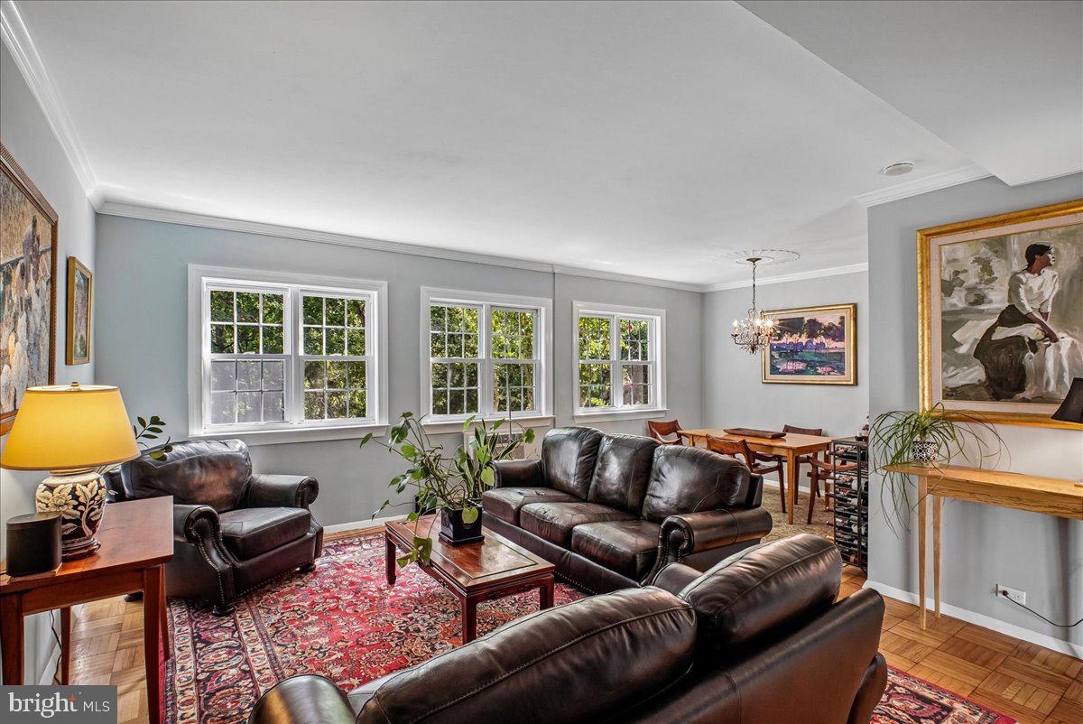 1600 Ripon Place Alexandria, VA 22302 - Photo 5 of 30 Living room looking out to wooded area