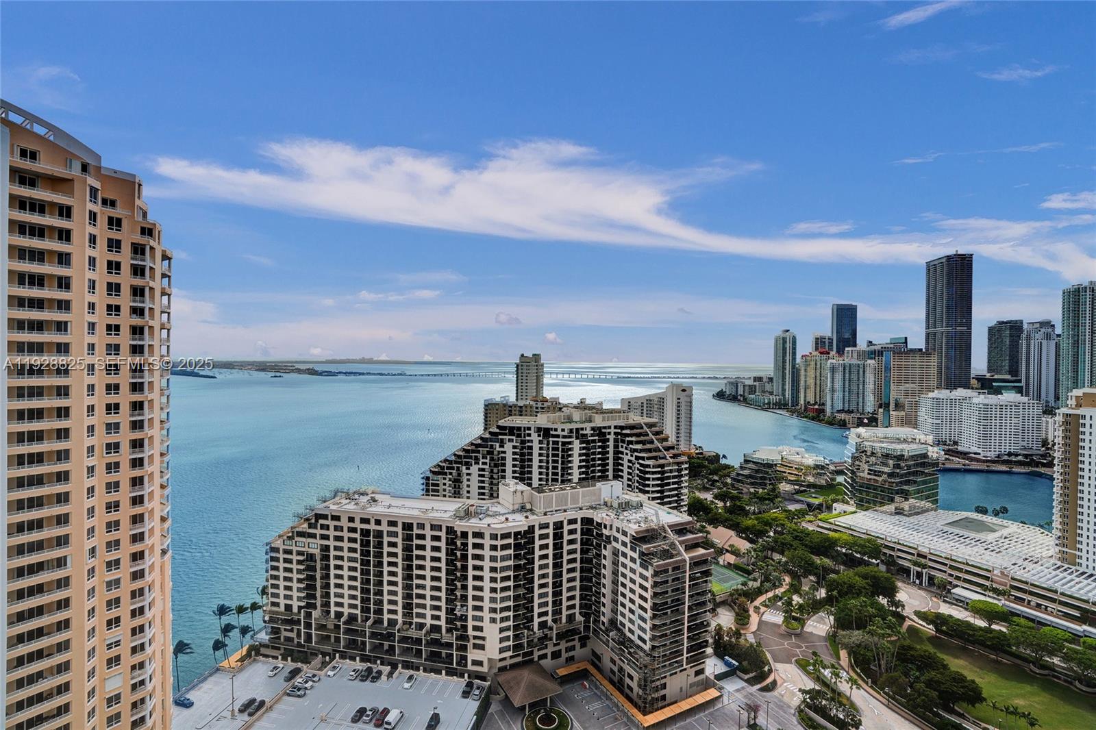 848 Brickell Key Drive, Unit 3206 Miami, FL 33131 - Photo 9 of 93 a view of a balcony with city view