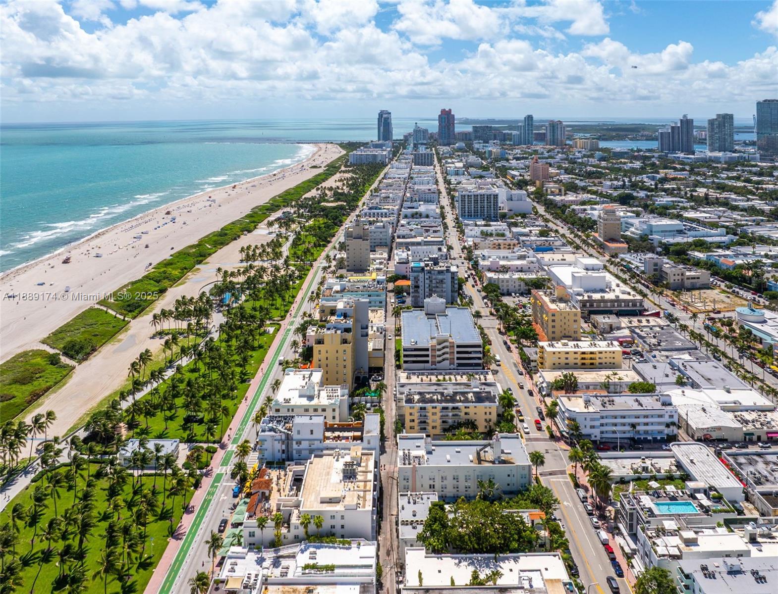 1390 Ocean Drive, Unit 202 Miami Beach, FL 33139 - Photo 57 of 80 an aerial view of residential building and lake