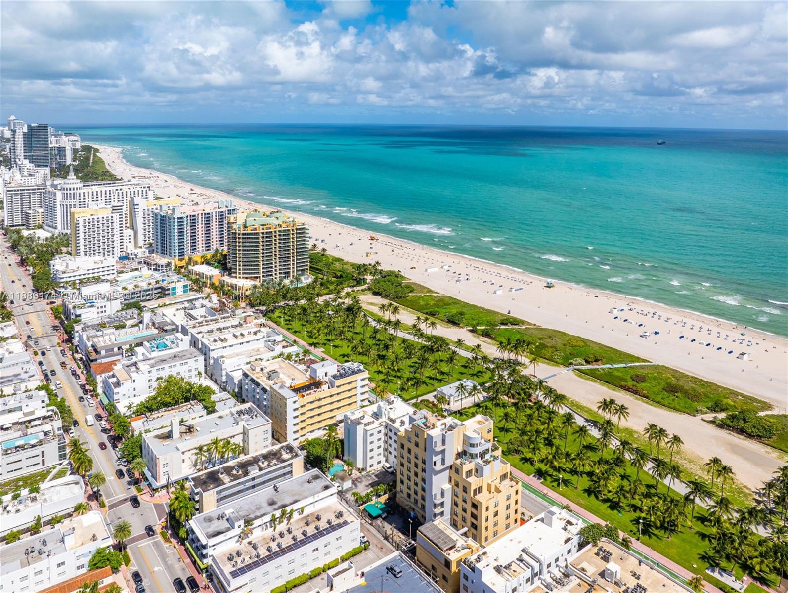 1390 Ocean Drive, Unit 202 Miami Beach, FL 33139 - Photo 60 of 80 a view of a city from a garden
