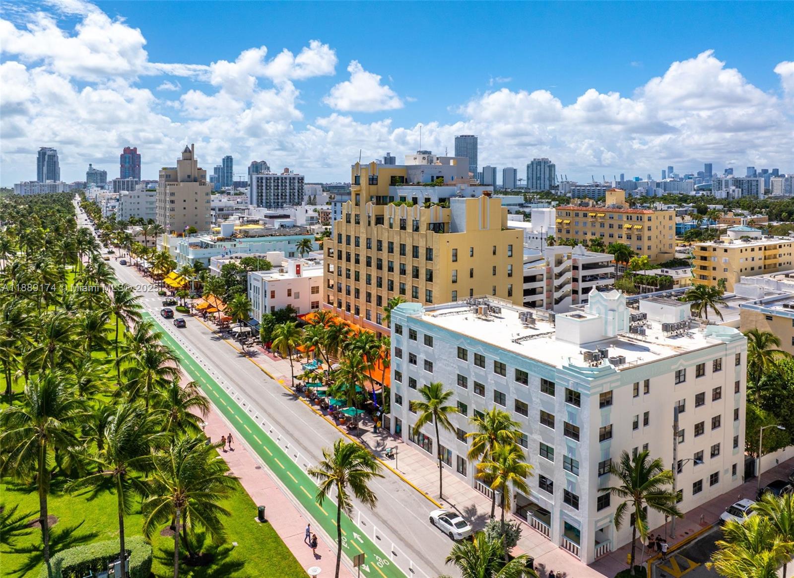 1390 Ocean Drive, Unit 202 Miami Beach, FL 33139 - Photo 75 of 80 a view of a city with tall buildings