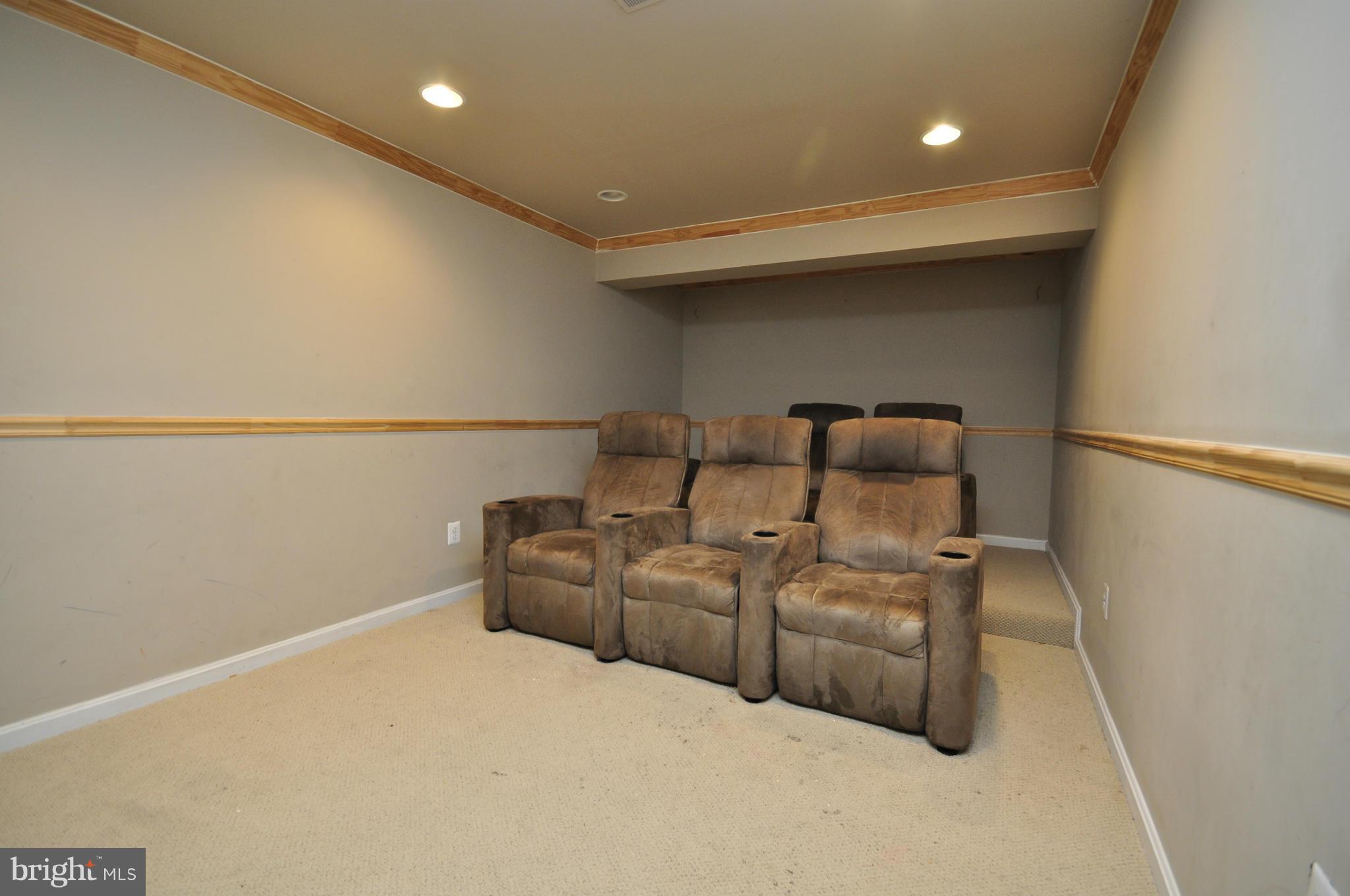 8943 Mullen Road King George, VA 22485 - Photo 25 of 29 Lower Level Home Theater