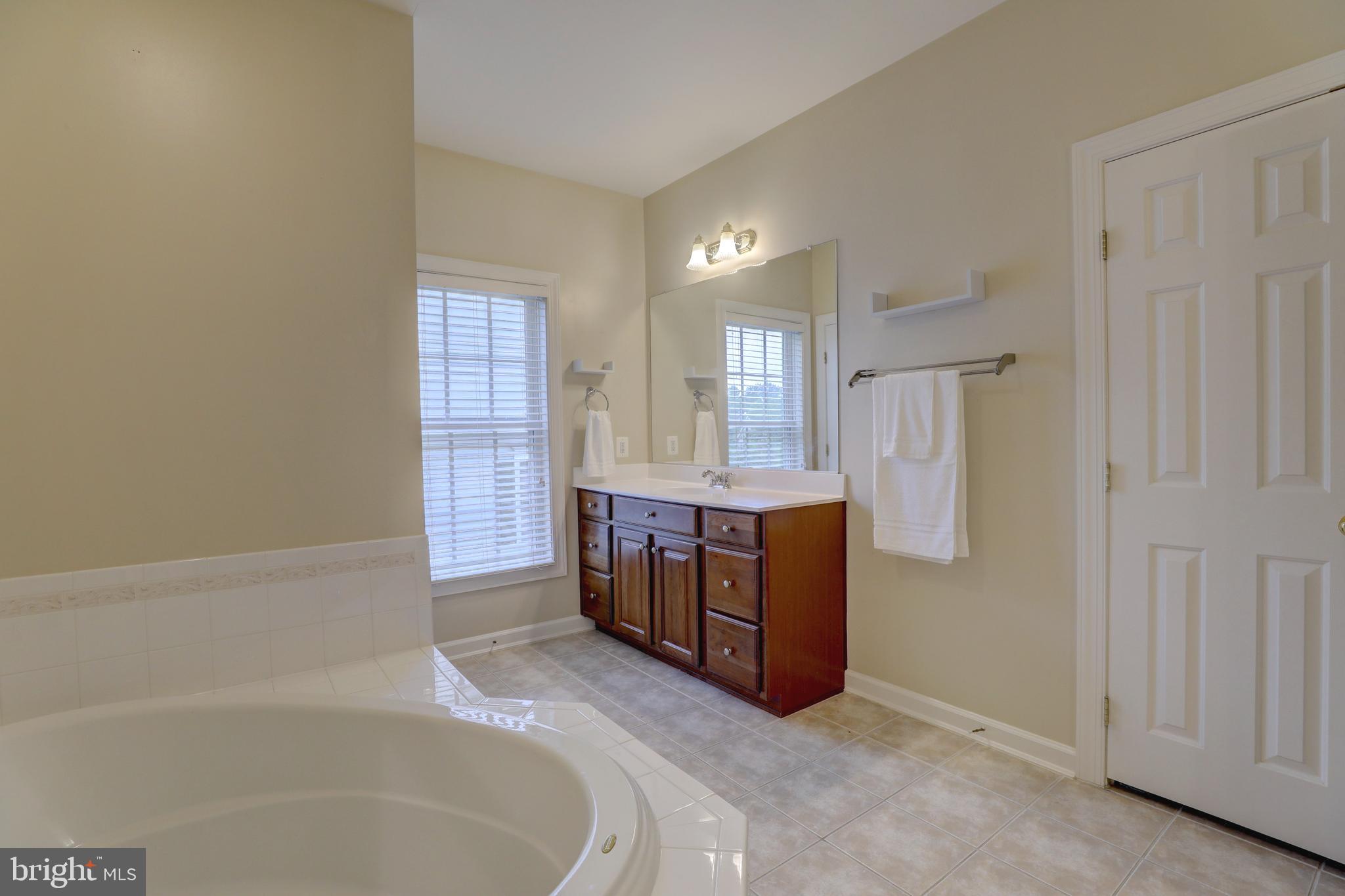 9124 Back Drop Drive Perry Hall, MD 21128 - Photo 33 of 69 a bathroom with a tub sink and mirror