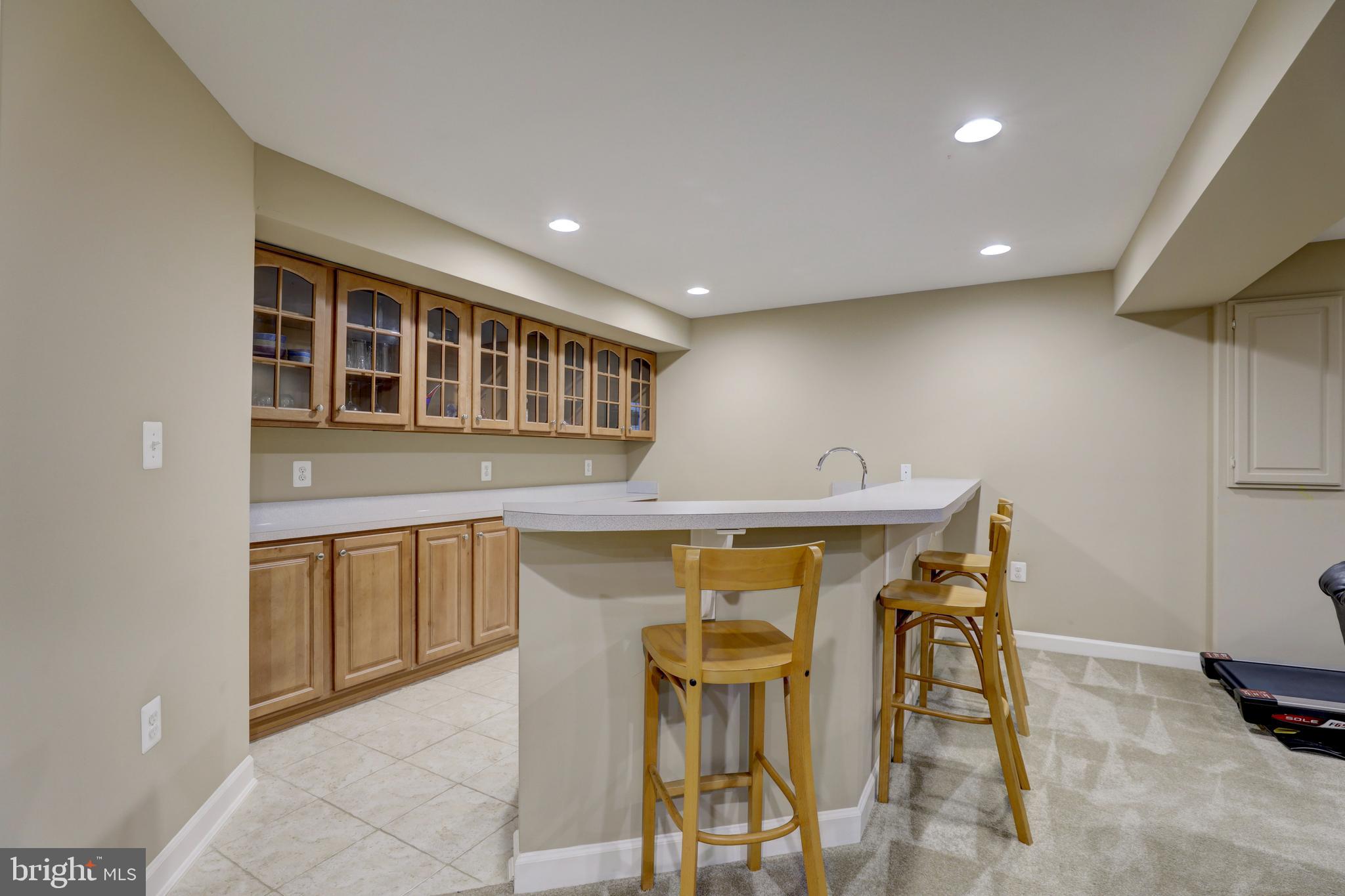 9124 Back Drop Drive Perry Hall, MD 21128 - Photo 51 of 69 LL Wet Bar Glass Front Cabs