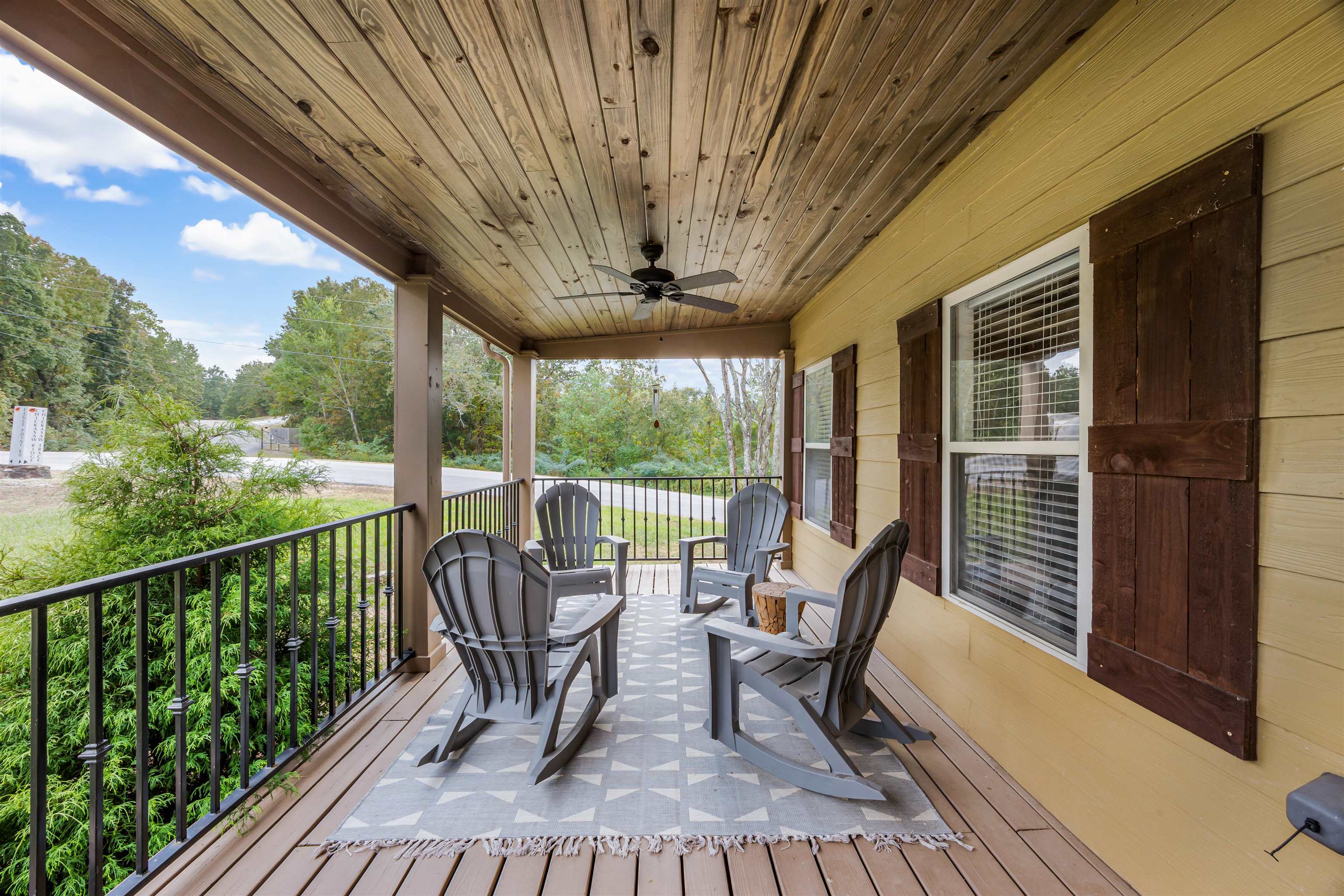 939 Eagle Point Drive Cherokee, AL 35616 - Photo 31 of 40 a view of a chairs and table in the balcony