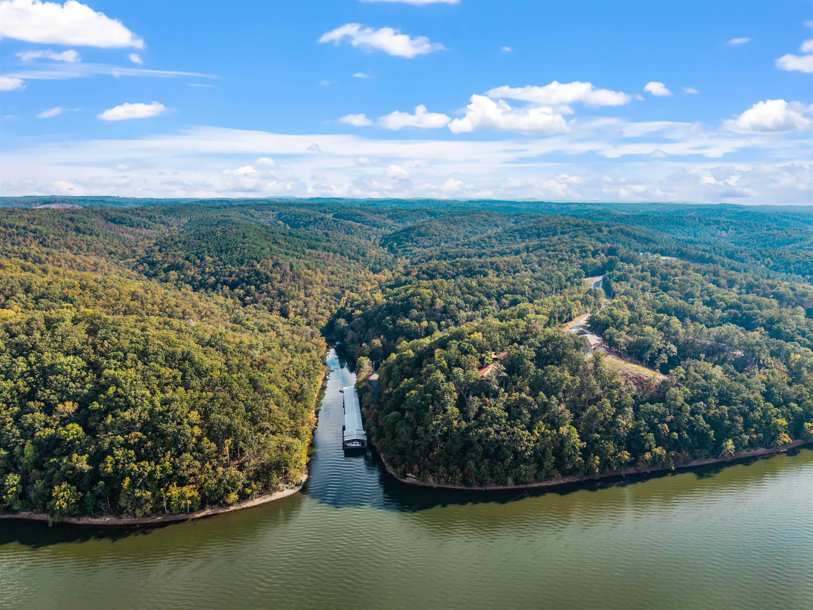 939 Eagle Point Drive Cherokee, AL 35616 - Photo 37 of 40 a view of a lake with a mountain in the background