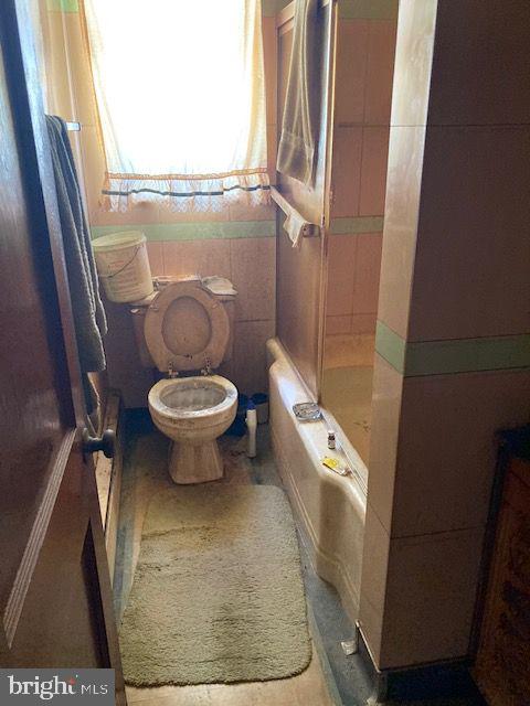 502 South Shenandoah Road Ringtown, PA 17967 - Photo 14 of 20 a bathroom with a toilet and a sink