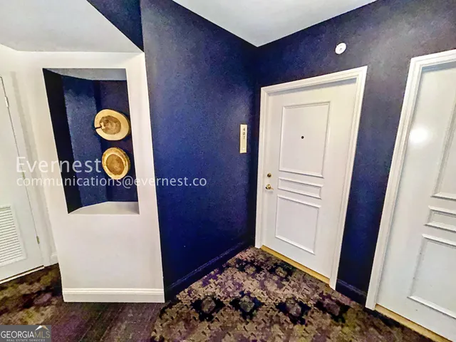 a view of an entryway door