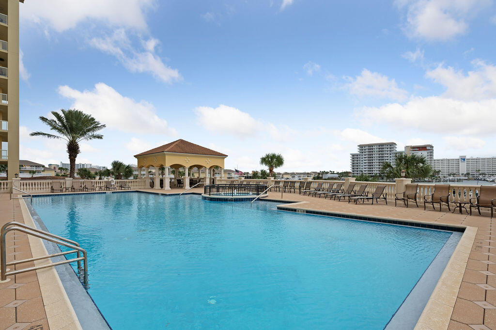 770 Harbor Boulevard, Unit 1D Destin, FL 32541 - Photo 51 of 59 a view of a lake with a terrace