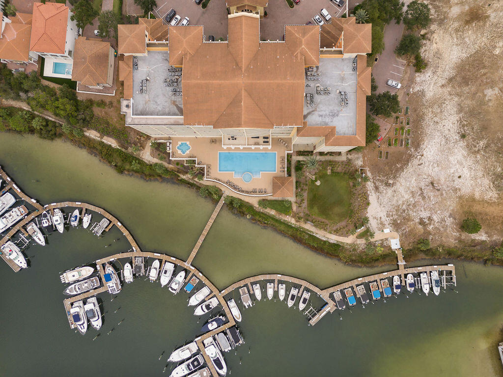 770 Harbor Boulevard, Unit 1D Destin, FL 32541 - Photo 56 of 59 an aerial view of a house with outdoor space