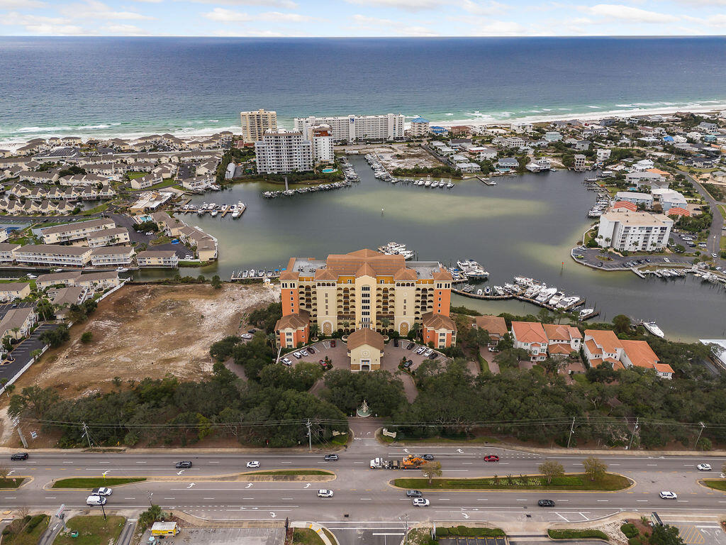 770 Harbor Boulevard, Unit 1D Destin, FL 32541 - Photo 59 of 59 an aerial view of residential building with ocean view