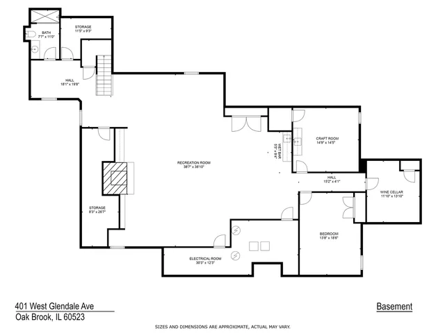 $2,639,000 | 401 West Glendale Avenue, Oak Brook, IL 60523