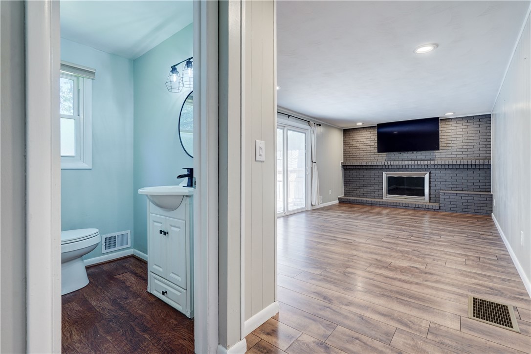 212 Hollybrook Road Sweden, NY 14420 - Photo 14 of 39 1st floor 1/2 bath- new vanity!