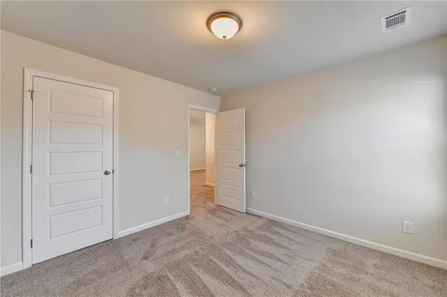 a view of an empty room