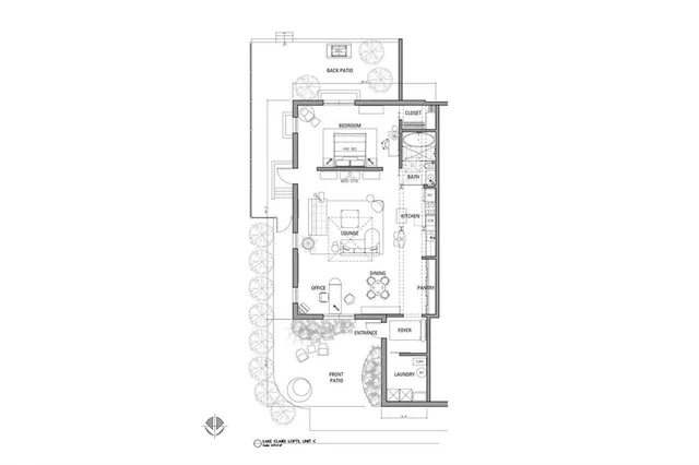 a picture of a floor plan