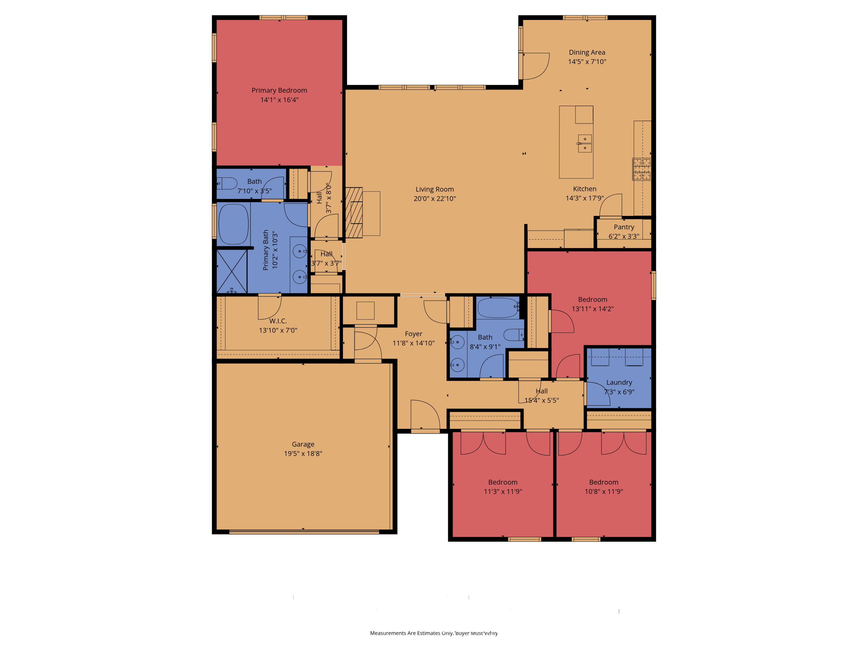 346 Donnington Court Aiken, SC 29801 - Photo 52 of 52 Floorplan