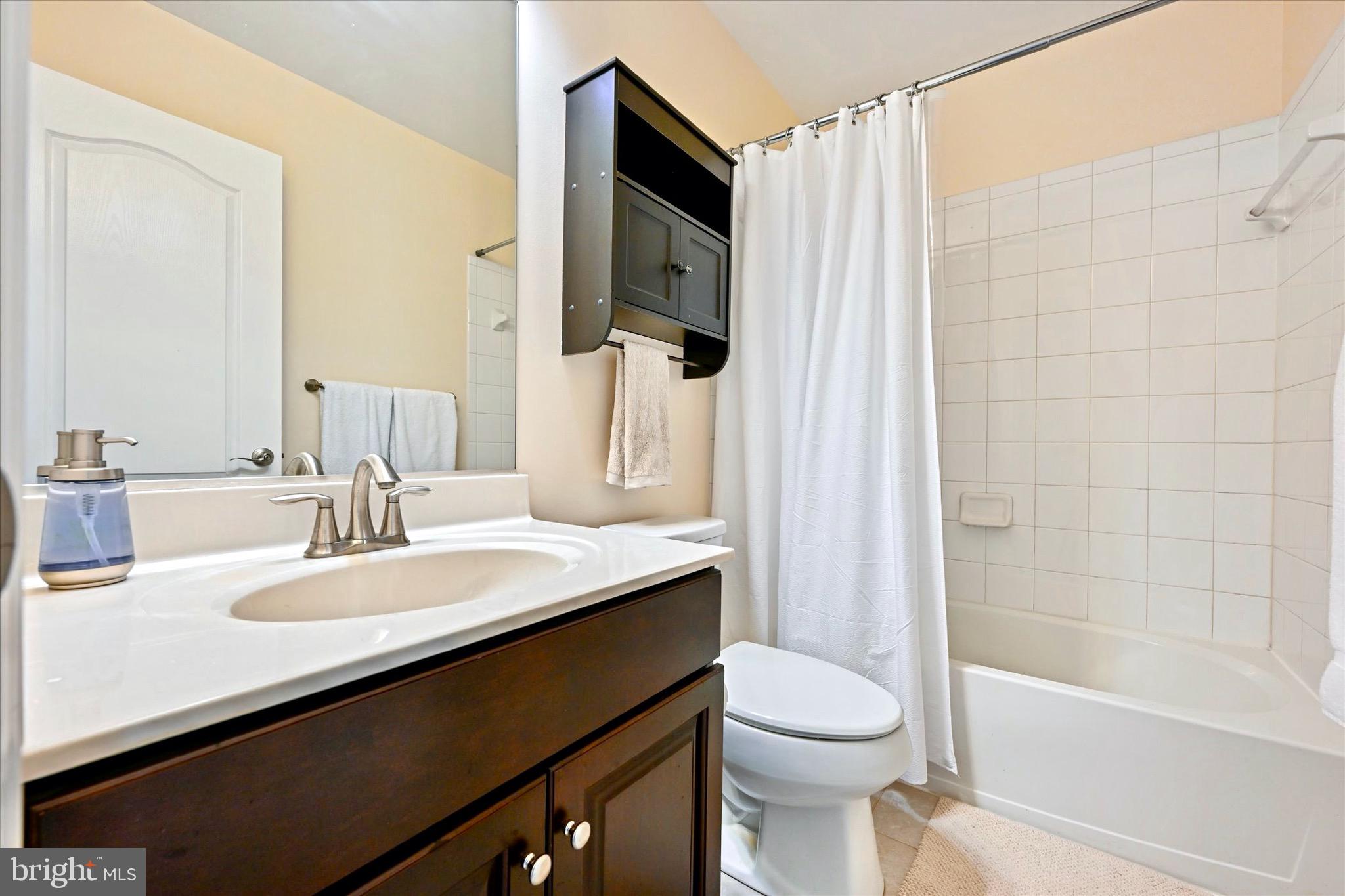 1051 Ramble Run Road Middle River, MD 21220 - Photo 36 of 47 Full Hall Bath w/ Tub/Shower Combo, Tile Flr