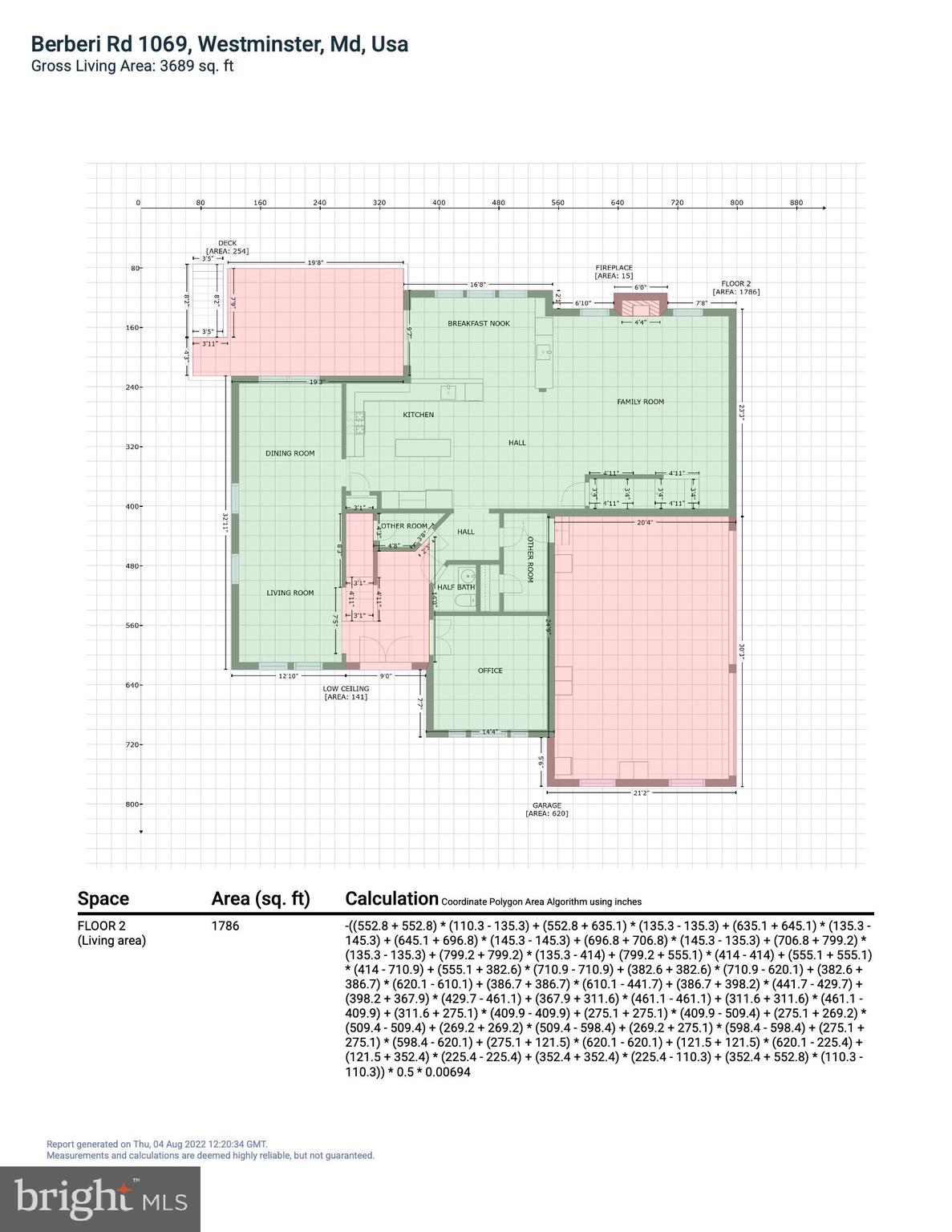1069 Berberi Road Westminster, MD 21157 - Photo 89 of 92 GLA Floor Plan