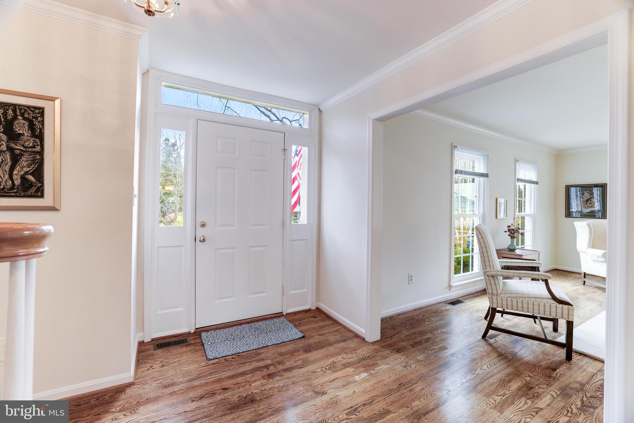 13221 Shady Ridge Lane Fairfax, VA 22033 - Photo 4 of 62 Foyer w/ Hardwood Floors