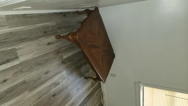 a view of room with stairs