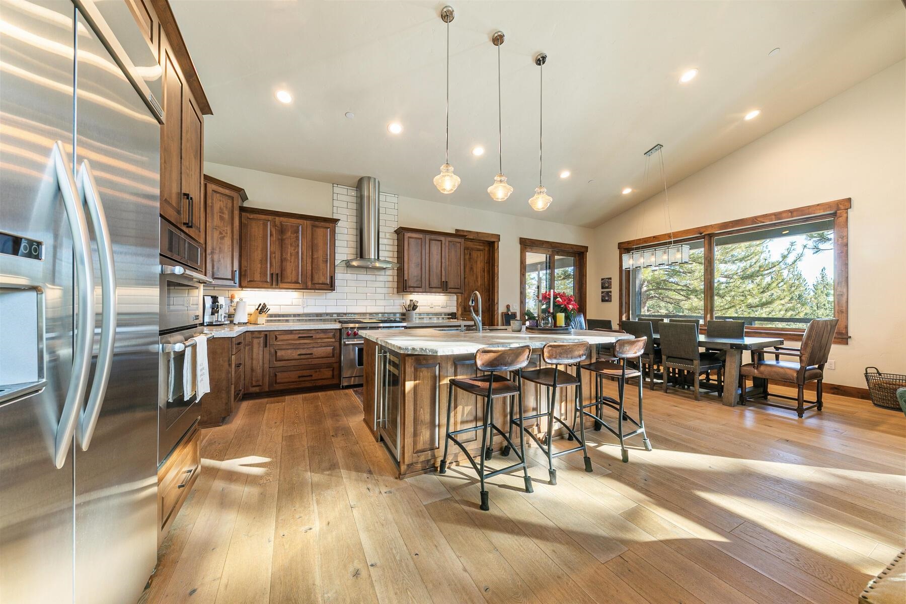 10789 Labelle Court Truckee, CA 96161 - Photo 11 of 28 a view of a dining room with furniture window and outside view