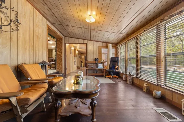 a outdoor space with furniture