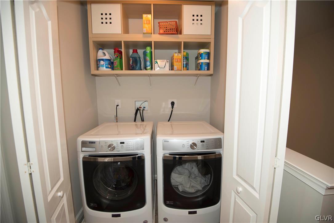 407 Pennycress Road Allentown, PA 18104 - Photo 25 of 34 a utility room with dryer and washer