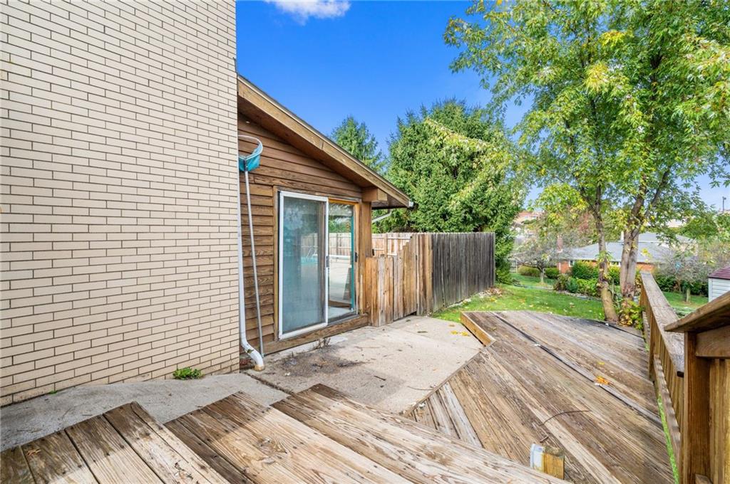 938 McCoy Road McKees Rocks, PA 15136 - Photo 22 of 24 a view of a backyard with a deck