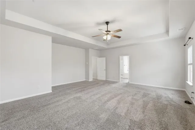 a backyard of a house