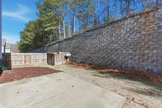 a view of outdoor space and garden