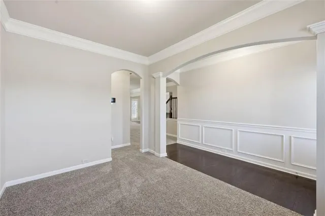 wooden floor in an empty room