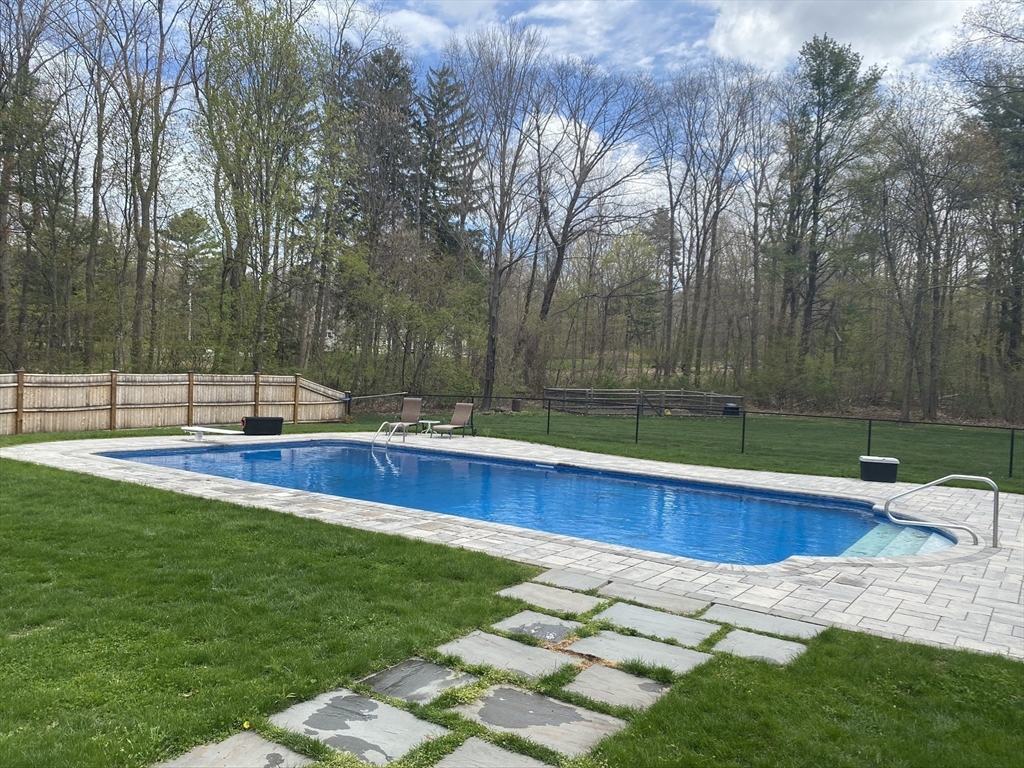 32 Alderbrook Drive Topsfield, MA 01983 - Photo 33 of 40 a view of a swimming pool with a yard