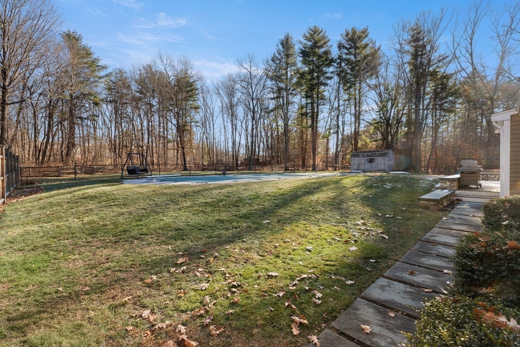 32 Alderbrook Drive Topsfield, MA 01983 - Photo 36 of 40 a big yard with lots of green space and trees