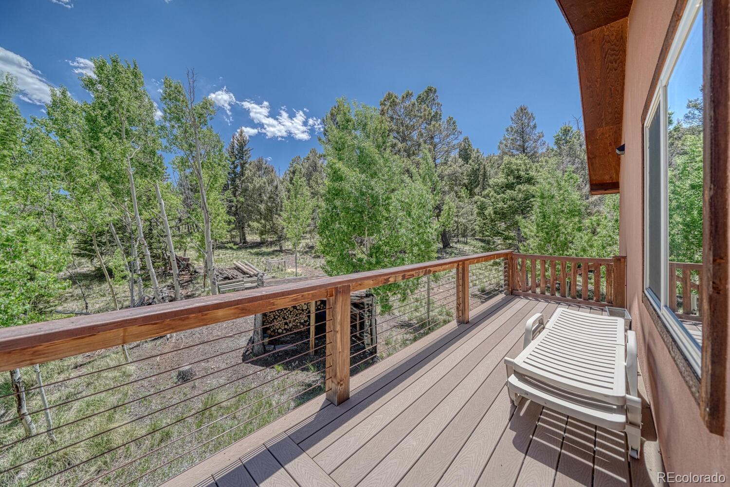 441 Kaufman Road Hartsel, CO 80449 - Photo 43 of 50 a view of balcony and trees