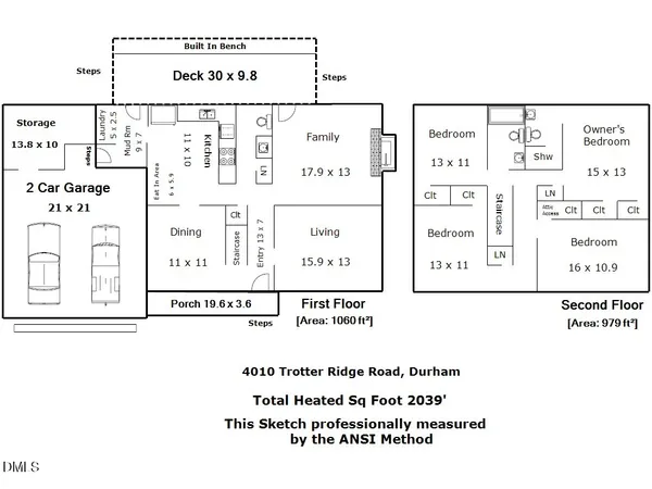 $490,000 | 4010 Trotter Ridge Road, Durham, NC 27707