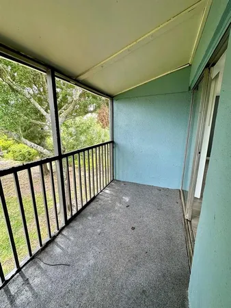 a view of a garage