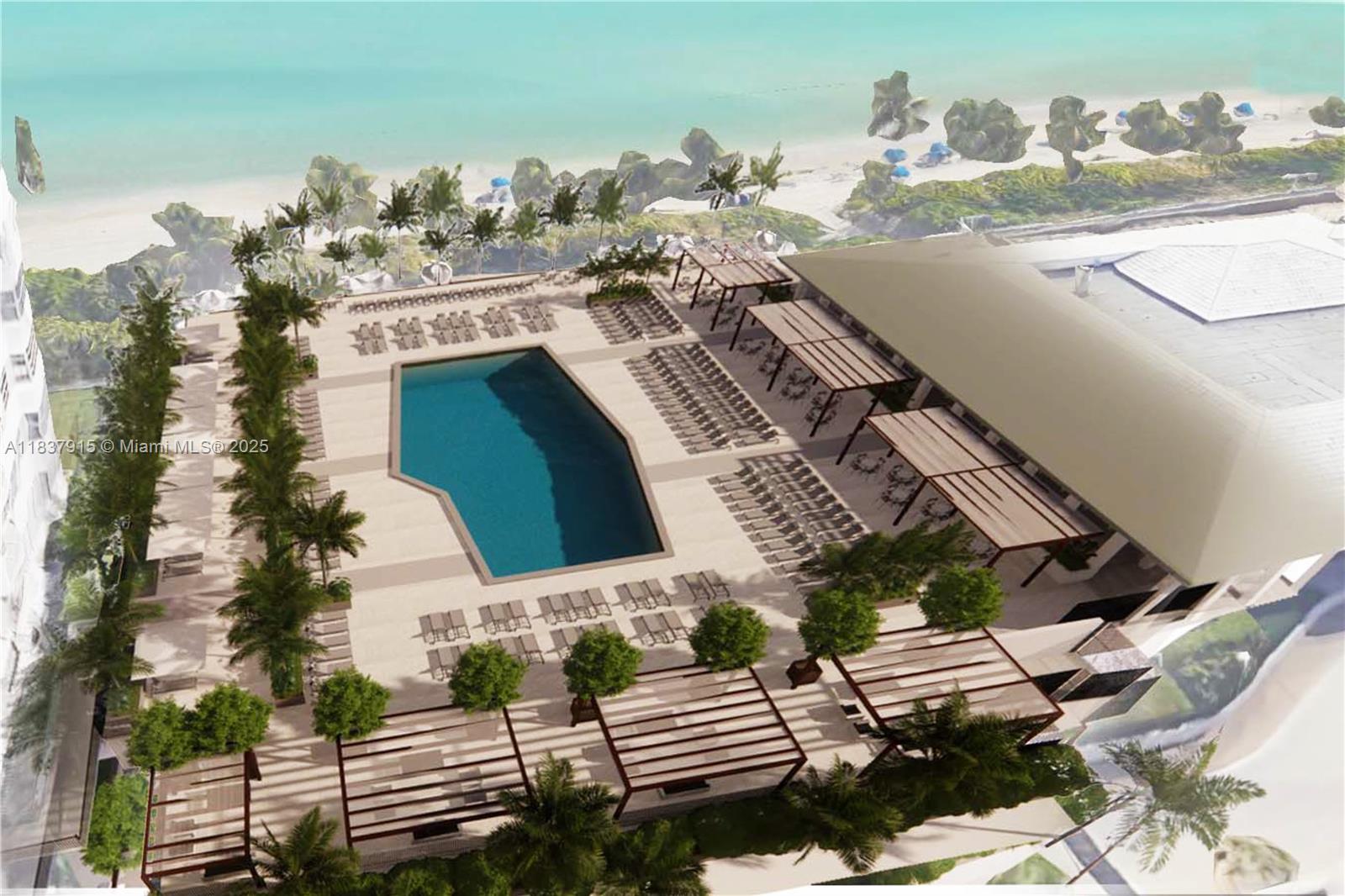 1980 South Ocean Drive, Unit 3A Hallandale Beach, FL 33009 - Photo 15 of 21 a view of a terrace with chairs